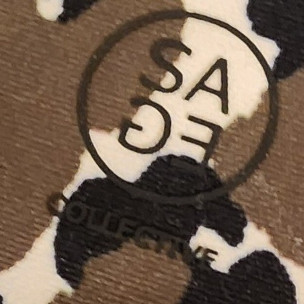 Sage Collective Leopard Print High Waisted Activewear Leggings Brown Size L - Picture 5 of 6
